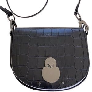 Longchamp croc embossed crossbody